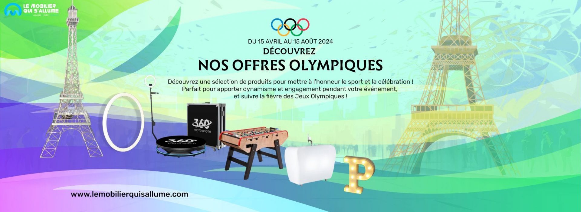 Nos offres olympiques pour les JO 2024 !